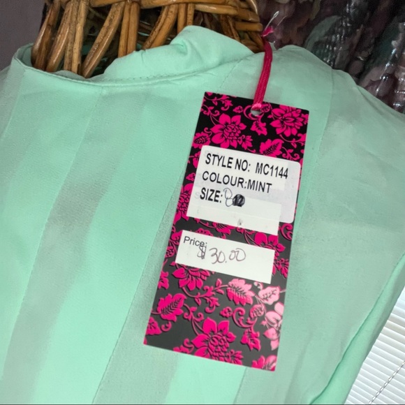 MISSI GREEN BLOUSE - Picture 3 of 3